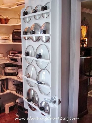 Porta coperchi e padelle, Tutto in ordine nei pensili e negli armadietti  della cucina: grazie al porta coperchi, al porta padelle e alla mensola  regolabile. Sono prodotti in